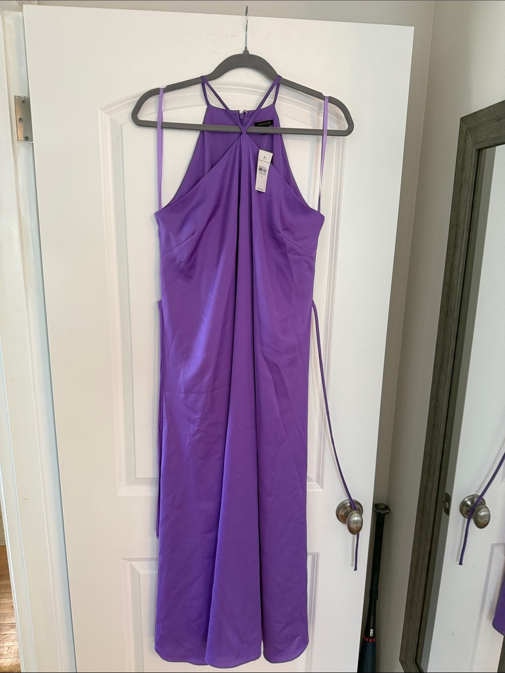 Ann Taylor Violet Halter-Style Maxi Dress